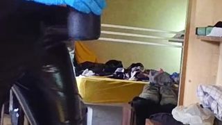 Transmale attempting Catsuit