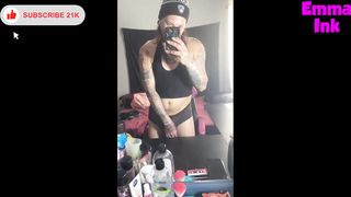 Vlog 05 Emma Ink – Transsexual Day by Day, Hj & Jizz flow