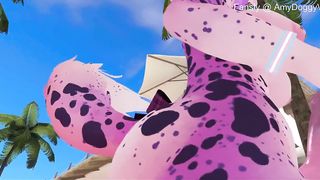 Pinkish Hairy Boinks Your Jaws With a Futa Schlong