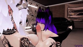 Trampy Succubus JERKS Super-naughty Futa And Gets BRED By Their Thick Beef whistle