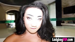My beautiful ladyboy teacher POV fucked