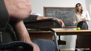 TRANSSEXUAL educator Korra Del Rio can't fight back hefty beef whistle!