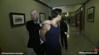 Trio massive lollipops ladyboys pulverize COUGAR