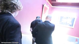 Trio massive lollipops ladyboys pulverize COUGAR