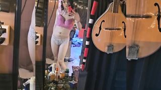 Appetizing POINT OF VIEW of You Deep-throating Nice Trans Webcam Woman