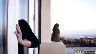 Cougar finds out husband visits transsexual dominatrix (Sovereign Syre, Casey Smooches, Stirling Cooper)