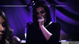 Cougar finds out husband visits transsexual dominatrix (Sovereign Syre, Casey Smooches, Stirling Cooper)