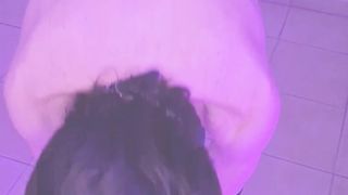 Femboy does spreading workout (bare