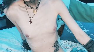 Trans dolls plays around with you just a lil bit