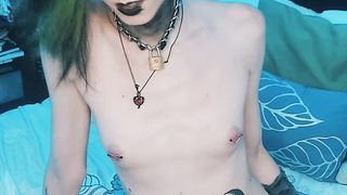 Trans dolls plays around with you just a lil bit