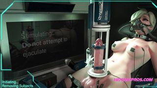 Towheaded with gorgeous melons, edging to the confine - 3 DIMENSIONAL Cartoon