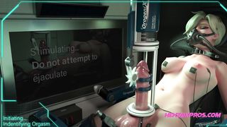 Towheaded with gorgeous melons, edging to the confine - 3 DIMENSIONAL Cartoon