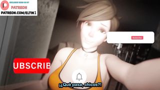 Tracer Conducts Romp Game Futa Fucktoy Vs Nymph - Hottest Futa Anime porn 4k 60fps