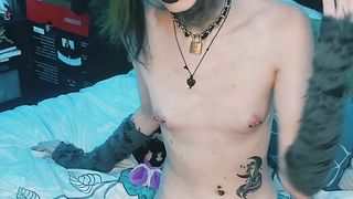 Trans Femme penetrates around while taunting you