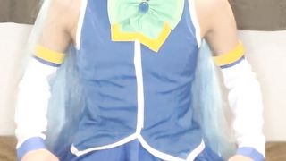 Japanese Costume play Femboy jacks【Aqua】【Konosuba】