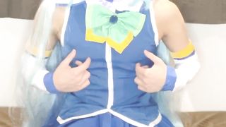 Japanese Costume play Femboy jacks【Aqua】【Konosuba】