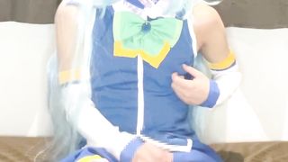 Japanese Costume play Femboy jacks【Aqua】【Konosuba】