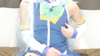 Japanese Costume play Femboy jacks【Aqua】【Konosuba】