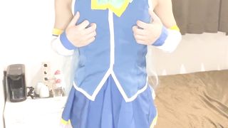 Japanese Costume play Femboy jacks【Aqua】【Konosuba】