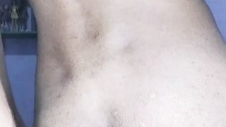 Trans sitting on faux-cock