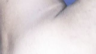 Trans sitting on faux-cock