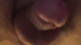 Jizzing after tearing up my trans backside