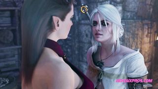 Ciri entices by a succubus - A witcher's tale - PARODY