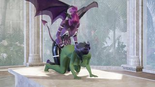 Succubus Hermaphroditism with Woman Orc