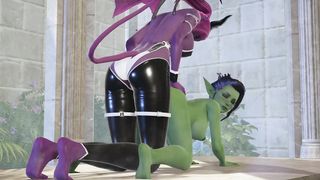 Succubus Hermaphroditism with Woman Orc