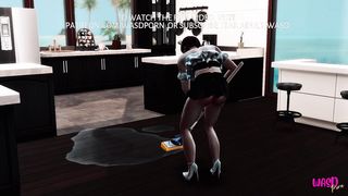 (TRAILER) WARM TRANS MAID WITH THE CHIEF'S SONNIE