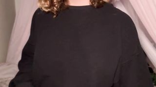 Adorable Trans Doll Drains Off and Finishes off