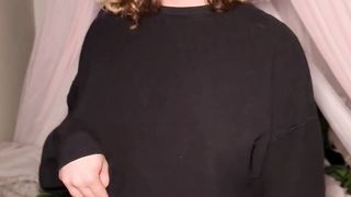 Adorable Trans Doll Drains Off and Finishes off