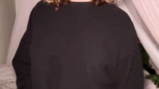 Adorable Trans Doll Drains Off and Finishes off