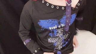 男娘鹿岛影棚偶遇飞机杯，拼劲全力也无法战胜