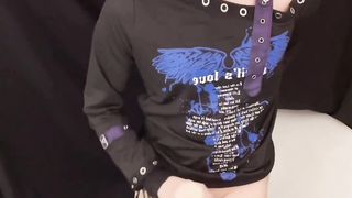 男娘鹿岛影棚偶遇飞机杯，拼劲全力也无法战胜