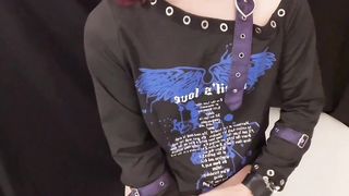 男娘鹿岛影棚偶遇飞机杯，拼劲全力也无法战胜