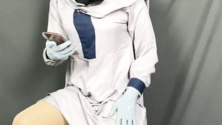 Bella Mustika Hijab Transgender Get Nasty and Jizz when observing Ada Wong Resident Sinister four Remake