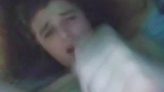 Ultra-cute Femme Self Facial cumshot (snap)