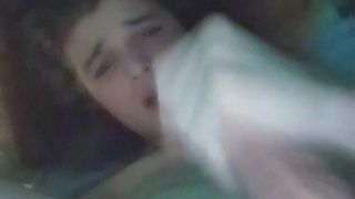 Ultra-cute Femme Self Facial cumshot (snap)