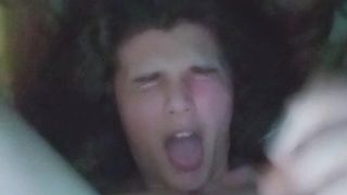 Ultra-cute Femme Self Facial cumshot (snap)