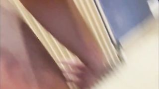 trans butch is naughty after exercise