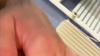 trans butch is naughty after exercise