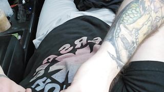 Trans Boy Makes His FTM Beef whistle Jism Rigid in Truck (Masculine Bellowing ASMR)