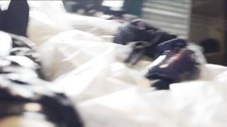 masturbating His Spandex Leggins