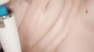 Trans female makes herself jizz 3x