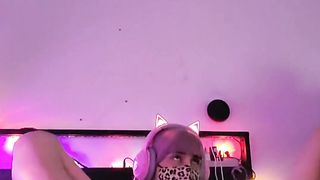 Trans Damsel Fapping Man sausage Cum shot