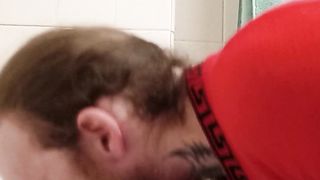 TRANSSEXUAL insane mega-bitch fights with BIG BLACK COCK