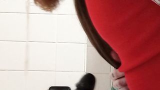 TRANSSEXUAL insane mega-bitch fights with BIG BLACK COCK