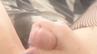 TRANSSEXUAL Kristi Milks Her Good-sized Rod