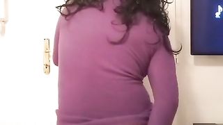 Crossdresser railing good-sized fuck stick